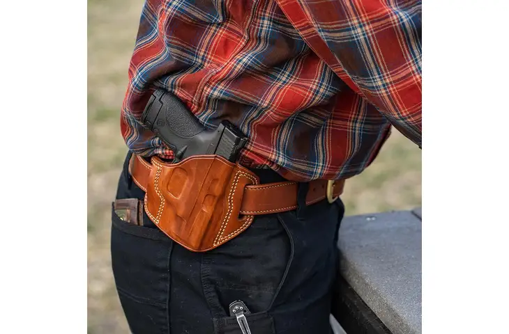 Galco Combat Master Steerhide OWB Belt Holster w/ Free Shipping and Handling — 3 models - view 10
